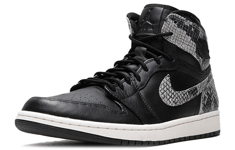 (WMNS) Air Jordan 1 Retro High Premium \'Black Snake\'  AH7389-014 Classic Sneakers