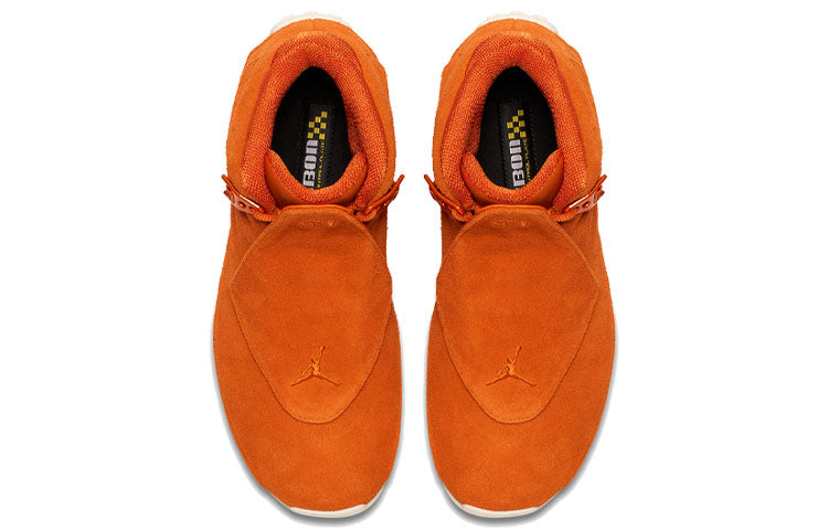 Air Jordan 18 Retro 'Orange Suede' AA2494-801 Epoch-Defining Shoes - Click Image to Close