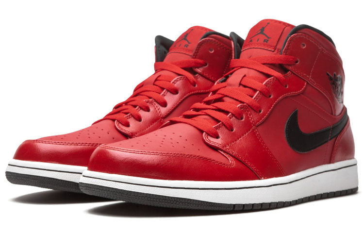 Air Jordan 1 Retro Mid \'Gym Red\'  554724-602 Antique Icons