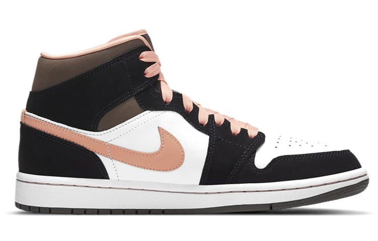 (WMNS) Air Jordan 1 Mid SE \'Peach Mocha\'  DH0210-100 Signature Shoe