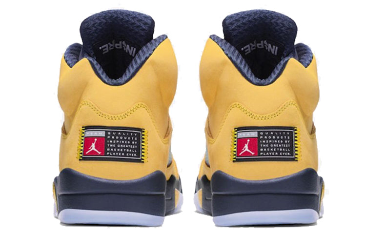 Air Jordan 5 Retro SP \'Michigan\'  CQ9541-704 Classic Sneakers