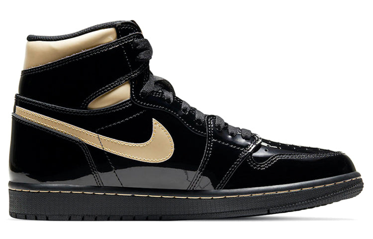 Air Jordan 1 Retro High OG \'Black Metallic Gold\'  555088-032 Epochal Sneaker