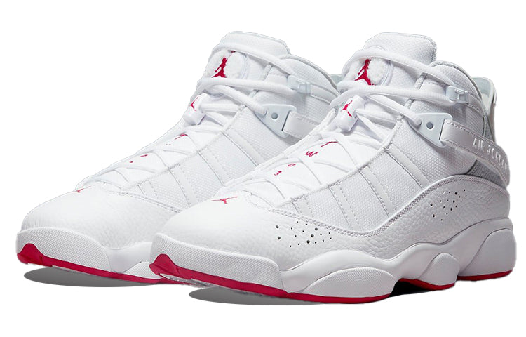 Air Jordan 6 Rings \'White Mystic Hibiscus\'  322992-116 Epoch-Defining Shoes