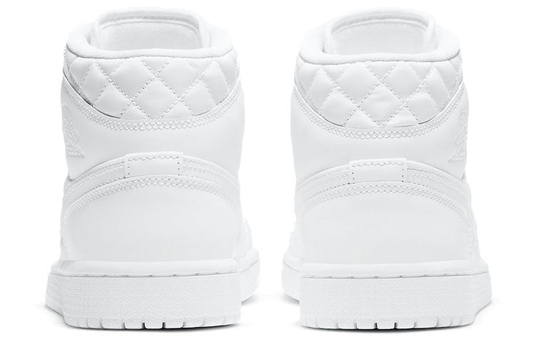 (WMNS) Air Jordan 1 Mid SE \'White Quilted\'  DB6078-100 Epoch-Defining Shoes