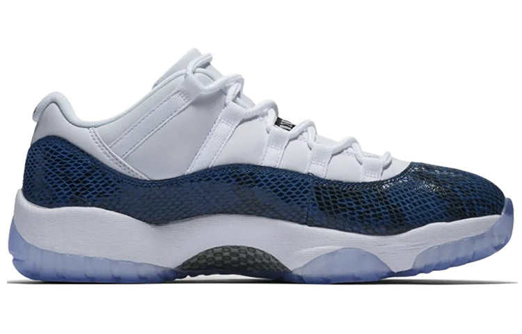 Air Jordan 11 Retro Low \'Navy Snakeskin\' 2019  CD6846-102 Classic Sneakers