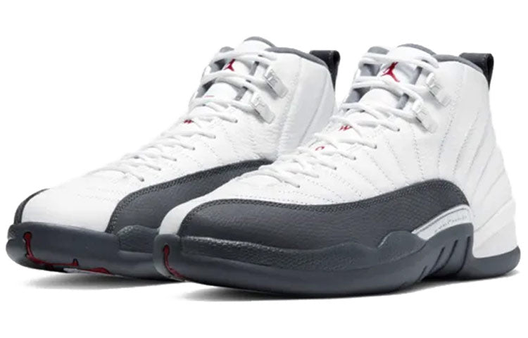 Air Jordan 12 Retro \'White Dark Grey\'  130690-160 Epochal Sneaker