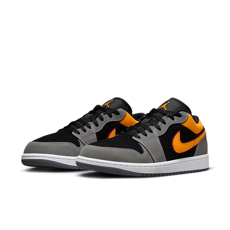 Air Jordan 1 Low SE \'Black Graphite Vivid Orange\'  FN7308-008 Epoch-Defining Shoes