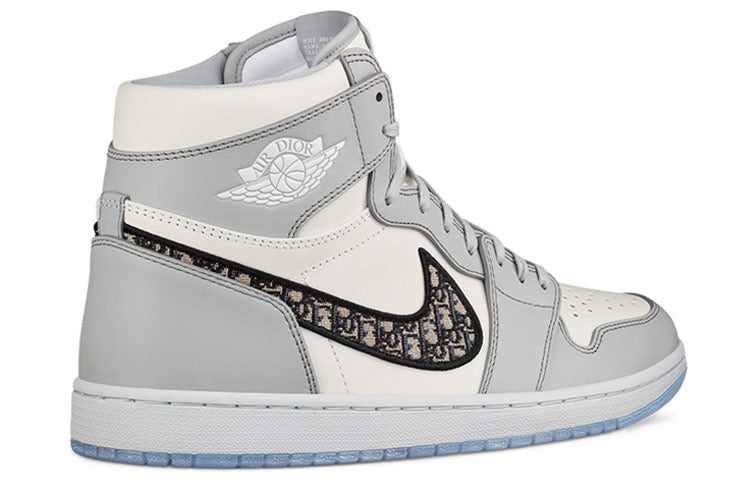 Dior x Air Jordan 1 High OG \'White Wolf  Grey\'  CN8607-002 Cultural Kicks