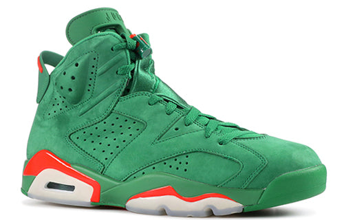 Air Jordan 6 Retro NRG \'Green Suede Gatorade\'  AJ5986-335 Classic Sneakers