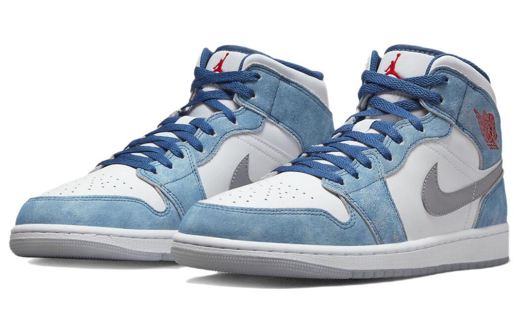 Air Jordan 1 Mid SE \'French Blue\'  DN3706-401 Antique Icons