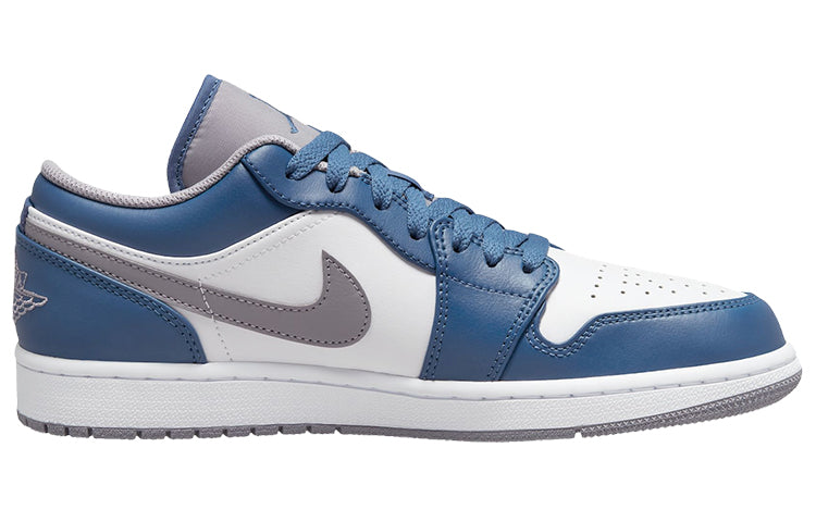 Air Jordan 1 Low \'True Blue\'  553558-412 Iconic Trainers