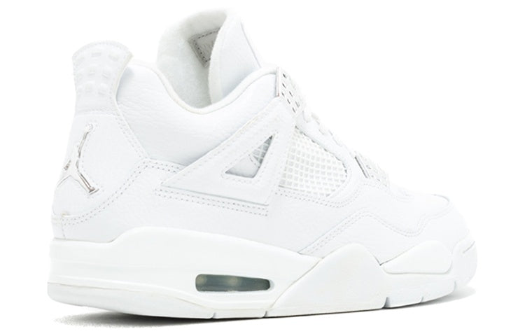 Air Jordan 4 Retro \'Pure $\'  308497-102 Signature Shoe