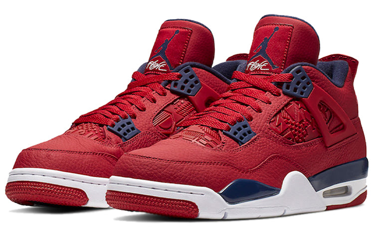 Air Jordan 4 Retro \'FIBA\'  CI1184-617 Signature Shoe