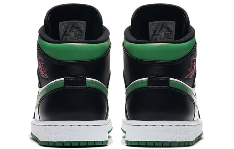 Air Jordan 1 Mid 'Green Toe' 554724-067 Iconic Trainers - Click Image to Close