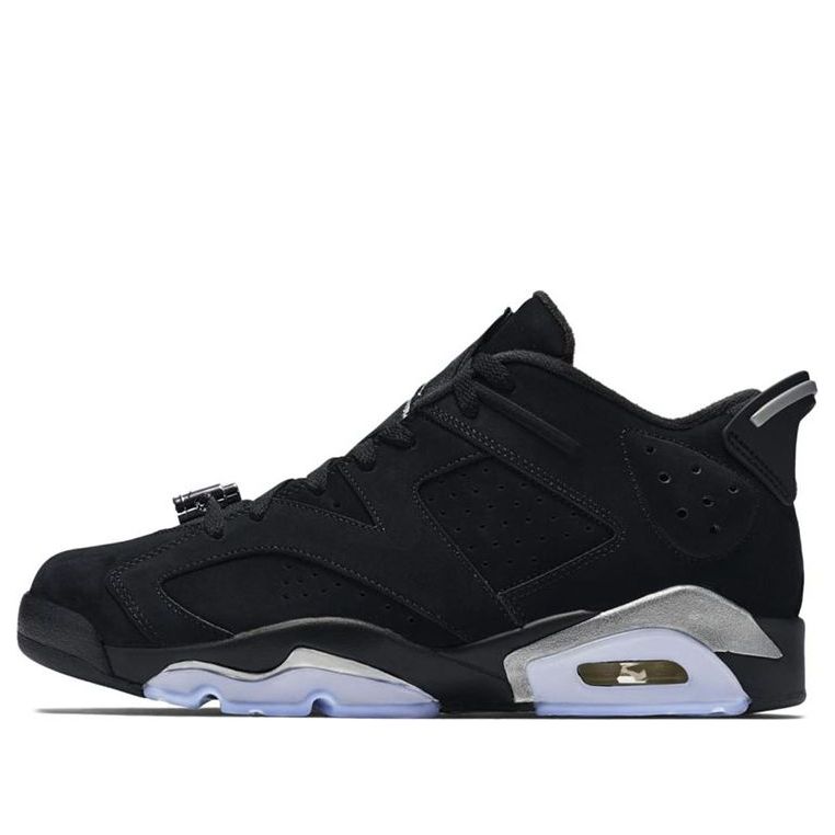 Air Jordan 6 Retro Low 'Chrome' 304401-003 Signature Shoe