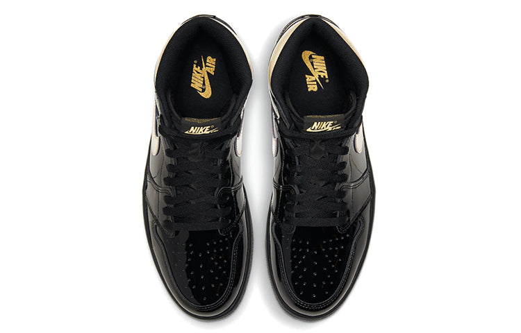Air Jordan 1 Retro High OG \'Black Metallic Gold\'  555088-032 Epochal Sneaker