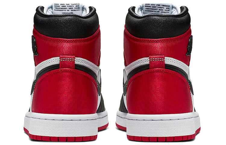 (WMNS) Air Jordan 1 Retro High \'Satin Black Toe\'  CD0461-016 Epoch-Defining Shoes