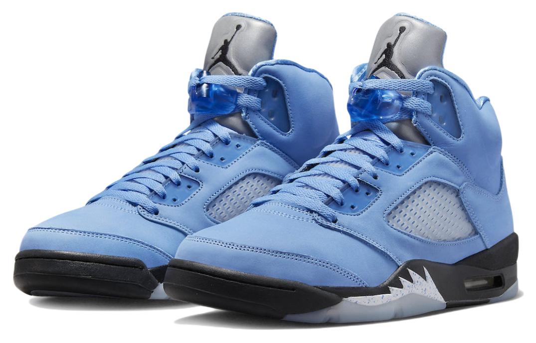 Air Jordan 5 Retro \'UNC University Blue\'  DV1310-401 Classic Sneakers