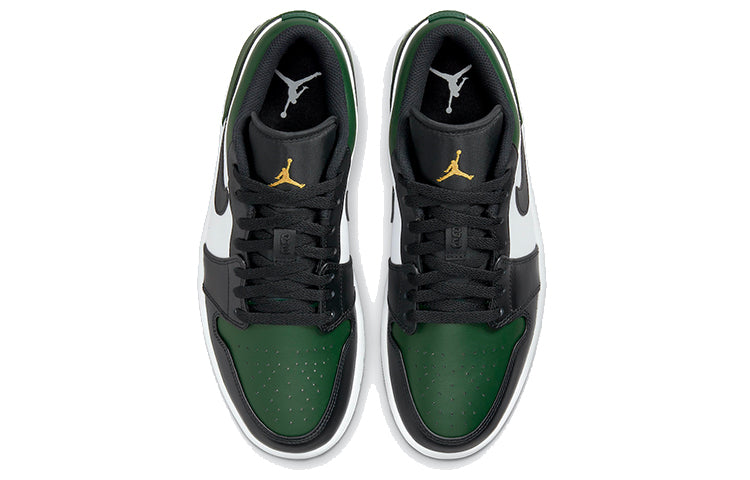 Air Jordan 1 Low \'Green Toe\'  553558-371 Signature Shoe