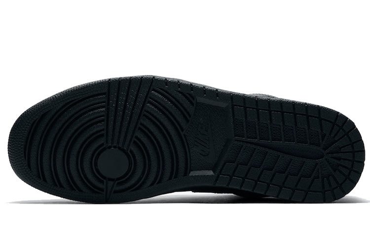 Air Jordan 1 Low \'Triple Black\'  553558-091 Signature Shoe