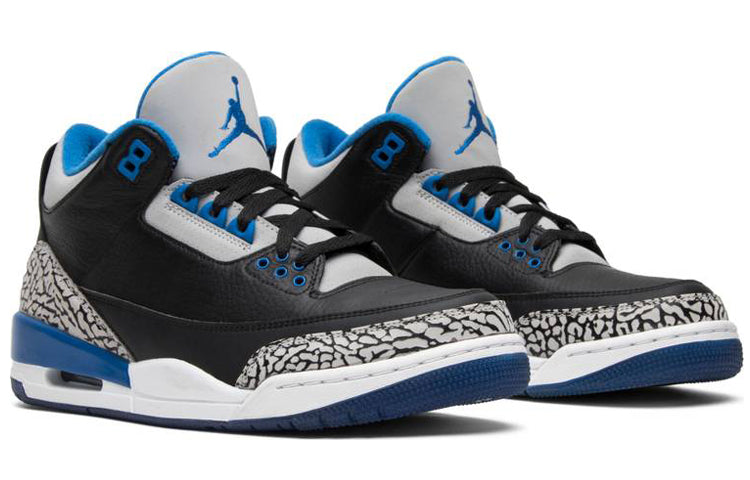 Air Jordan 3 Retro \'Sport Blue\'  136064-007 Antique Icons