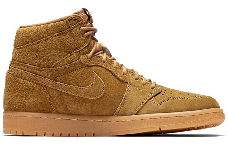 Air Jordan 1 Retro High OG \'Wheat\'  555088-710 Signature Shoe