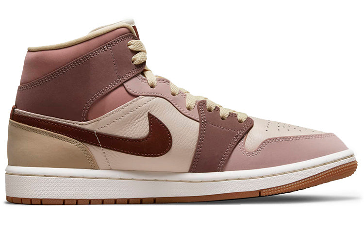 (WMNS) Air Jordan 1 Mid SE \'Dark Pony Smoky Mauve\'  DO7440-821 Iconic Trainers