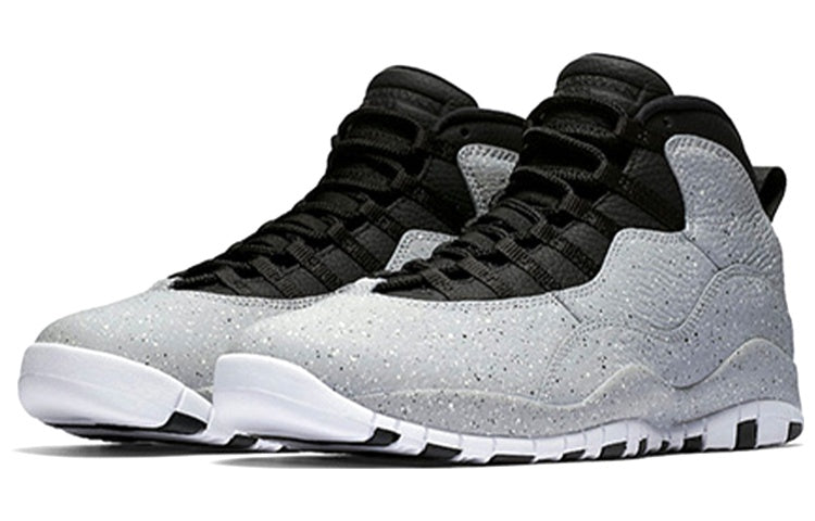 Air Jordan 10 Retro \'Cement\'  310805-062 Signature Shoe