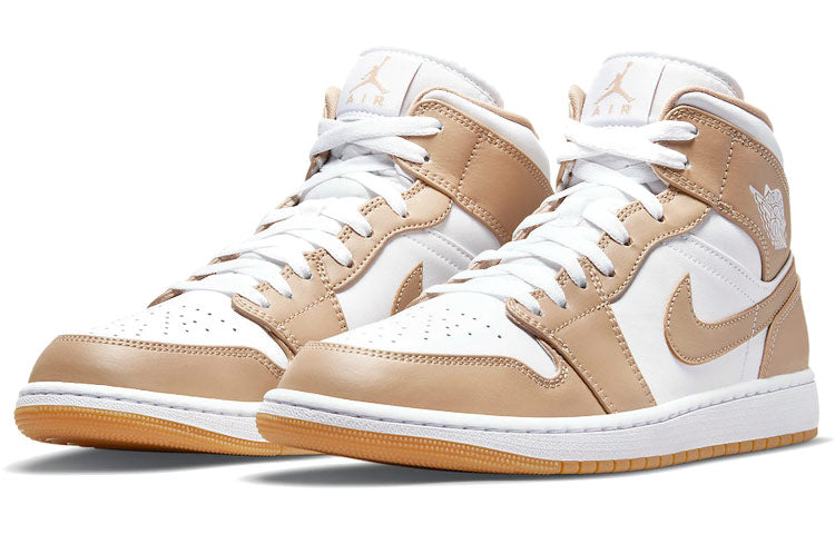 Air Jordan 1 Mid \'Tan Gum\'  554724-271 Cultural Kicks