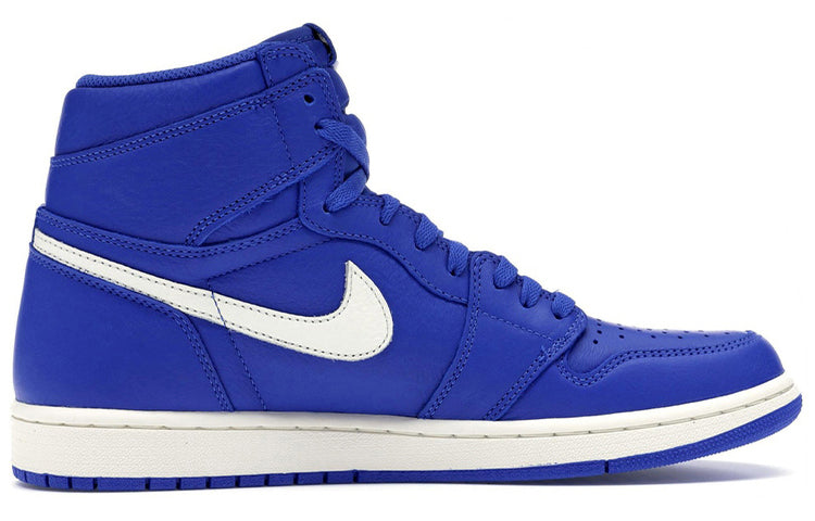 Air Jordan 1 Retro High OG \'Hyper Royal White\'  555088-401 Signature Shoe