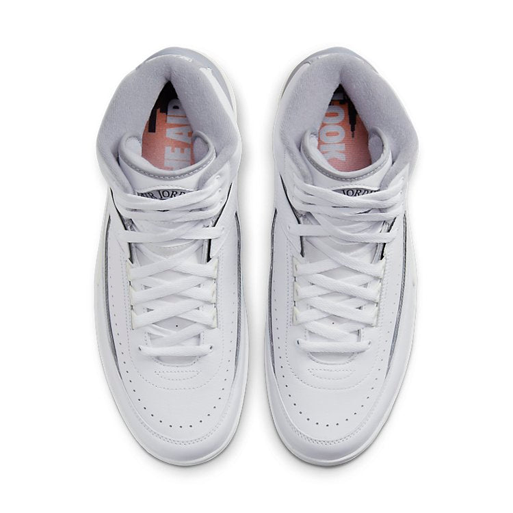 Air Jordan 2 Retro \'Cement Grey\'  DR8884-100 Signature Shoe
