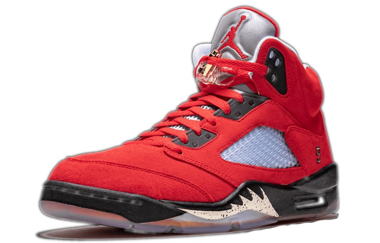 Trophy Room x Air Jordan 5 Retro SP F&F \'Black Red\'  CN2317-600 Classic Sneakers