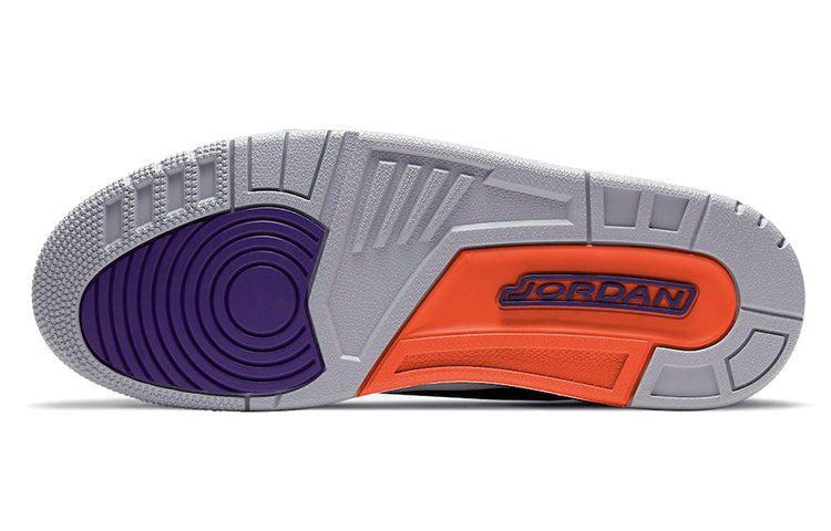Air Jordan 3 Retro \'Court Purple\'  CT8532-050 Signature Shoe