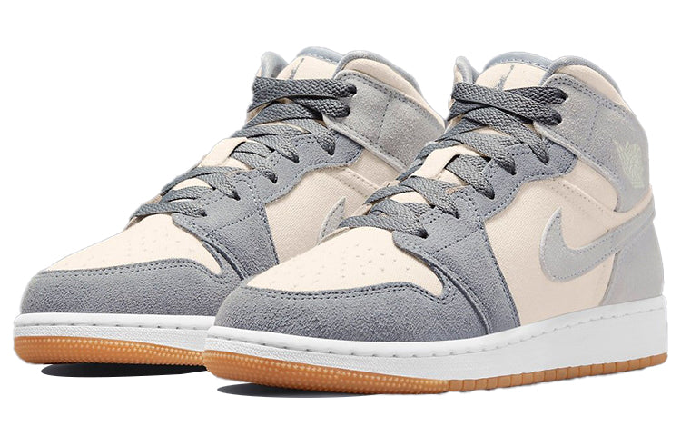 Air Jordan 1 Mid SE \'Coconut Milk Particle Grey\'  DN4281-100 Epoch-Defining Shoes