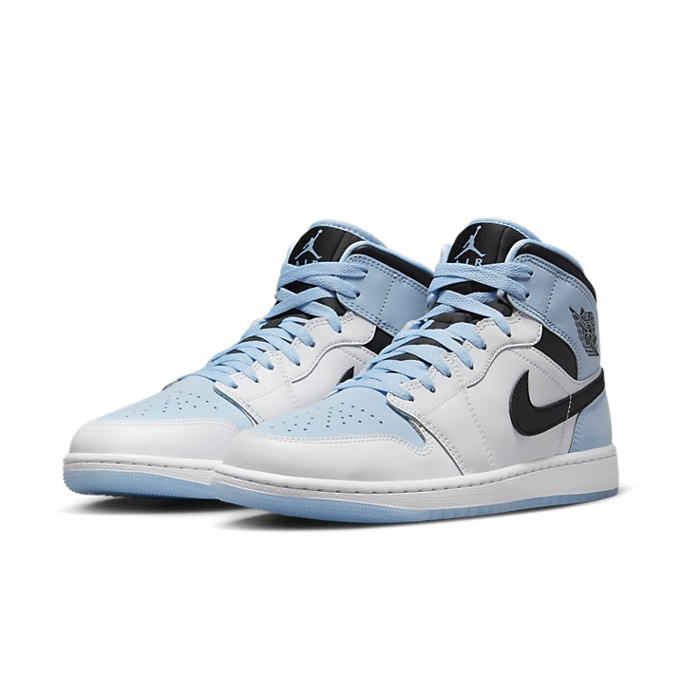 Air Jordan 1 Mid \'Ice Blue\'  DV1308-104 Vintage Sportswear