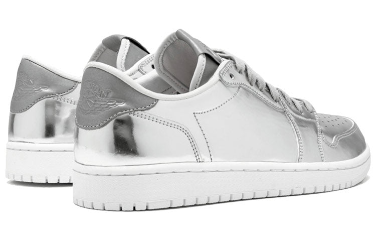 Air Jordan 1 Retro Low OG Pinnacle \'Metallic Silver\'  852549-003 Classic Sneakers
