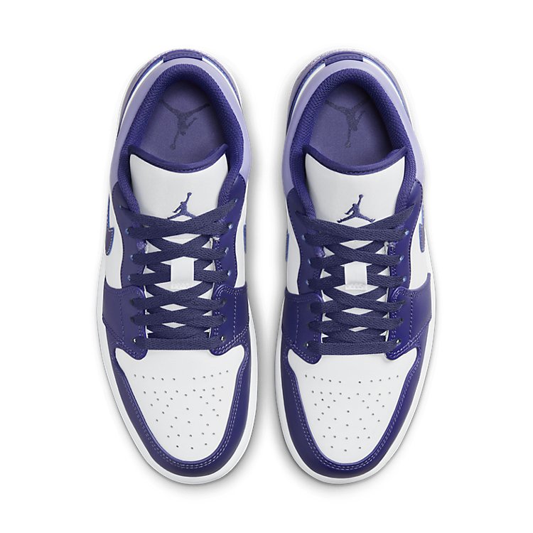 Air Jordan 1 Low \'Sky J Purple\'  553558-515 Signature Shoe