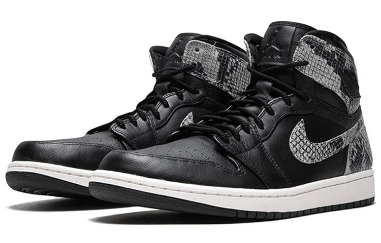 (WMNS) Air Jordan 1 Retro High Premium \'Black Snake\'  AH7389-014 Classic Sneakers