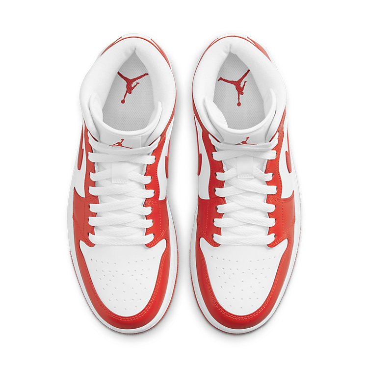 (WMNS) Air Jordan 1 Mid \'Habanero Red\'  BQ6472-116 Epoch-Defining Shoes