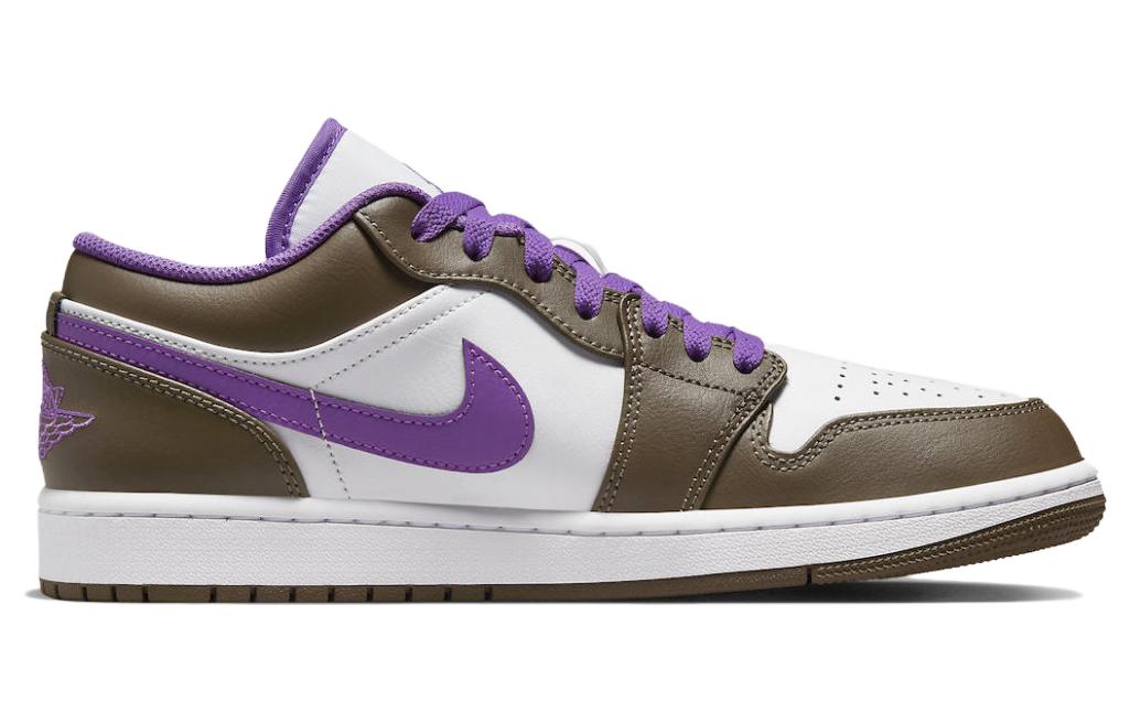 Air Jordan 1 Low \'Purple Mocha\'  553558-215 Epochal Sneaker