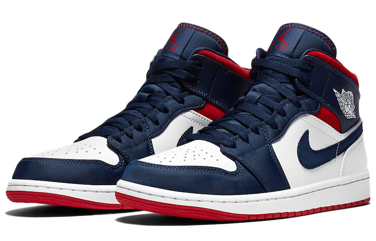 Air Jordan 1 Mid SE \'Olympic\'  852542-104 Iconic Trainers