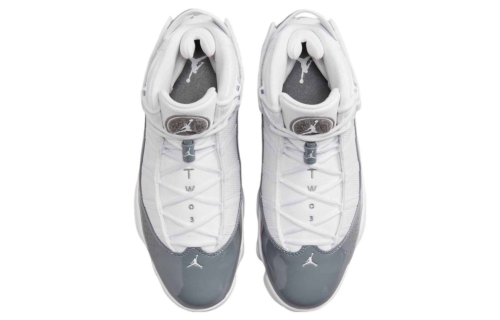 Air Jordan 6 Rings \'White Cool Grey\'  322992-121 Vintage Sportswear