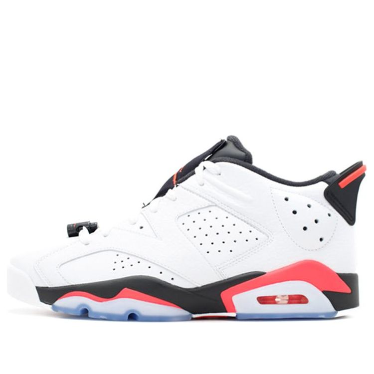 Air Jordan 6 Low 'White Infrared' 304401-123 Classic Sneakers