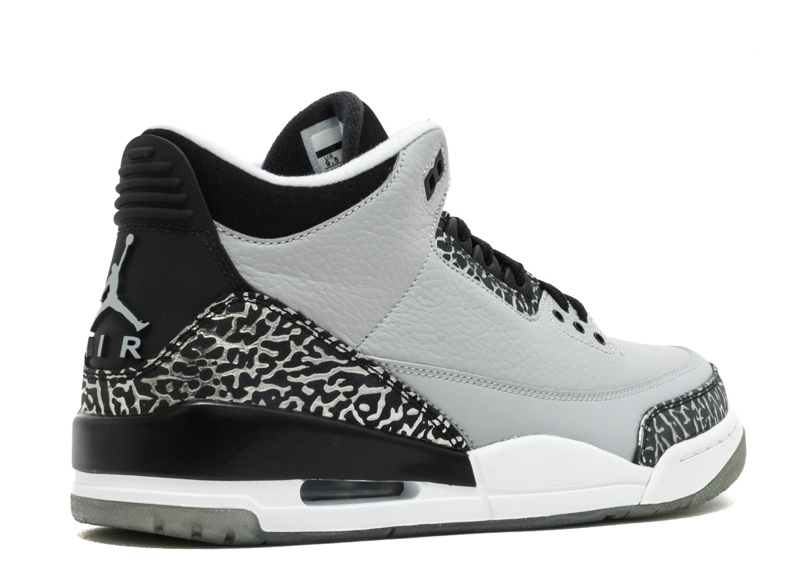 Air Jordan 3 Retro \'Wolf Grey\'  136064-004 Signature Shoe