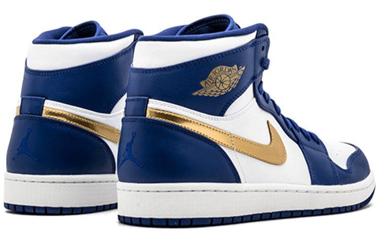 Air Jordan 1 Retro High \'Gold Medal\'  332550-406 Signature Shoe