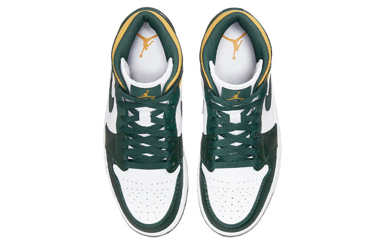 Air Jordan 1 Mid \'Sonics 2021\'  554724-371 Epochal Sneaker