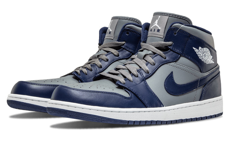 Air Jordan 1 Mid \'Georgetown\'  554724-006 Epoch-Defining Shoes