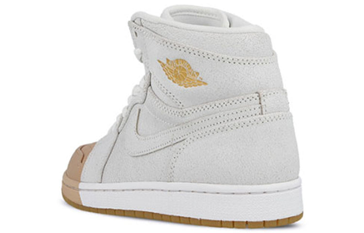 (WMNS) Air Jordan 1 Retro High Premium \'Dipped Toe White\'  AH7389-107 Antique Icons