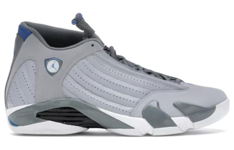 Air Jordan 14 Retro \'Wolf Grey\'  487471-004 Vintage Sportswear