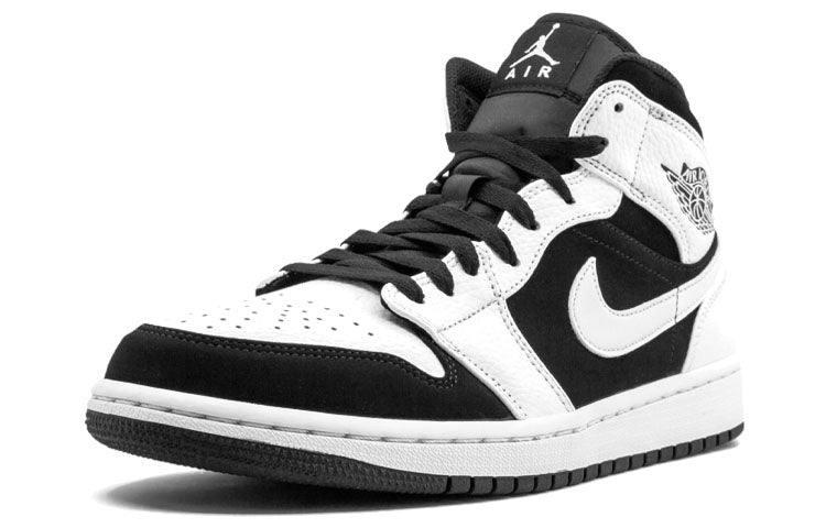 Air Jordan 1 Retro Mid \'Tuxedo\'  554724-113 Cultural Kicks